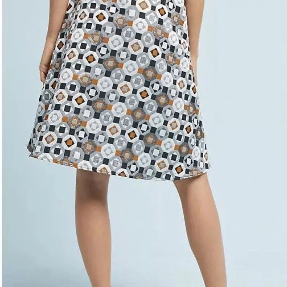 EVA FRANCO Metallic Geo Jacquard Skirt - Picture 3 of 10